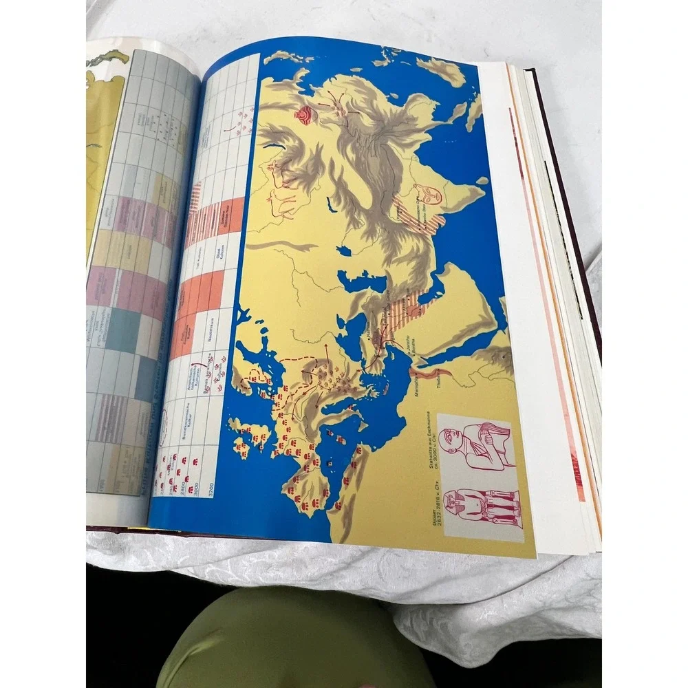 Lexikothek Panorama der Weltgeschichte Band I 1976 German History Hardcover Book